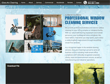Tablet Screenshot of glassactcleaning.net